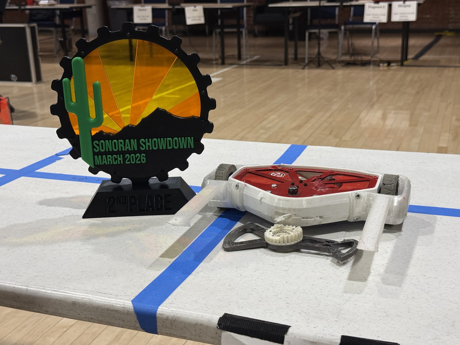 Got 2nd place at largest combat robot competition in Arizona