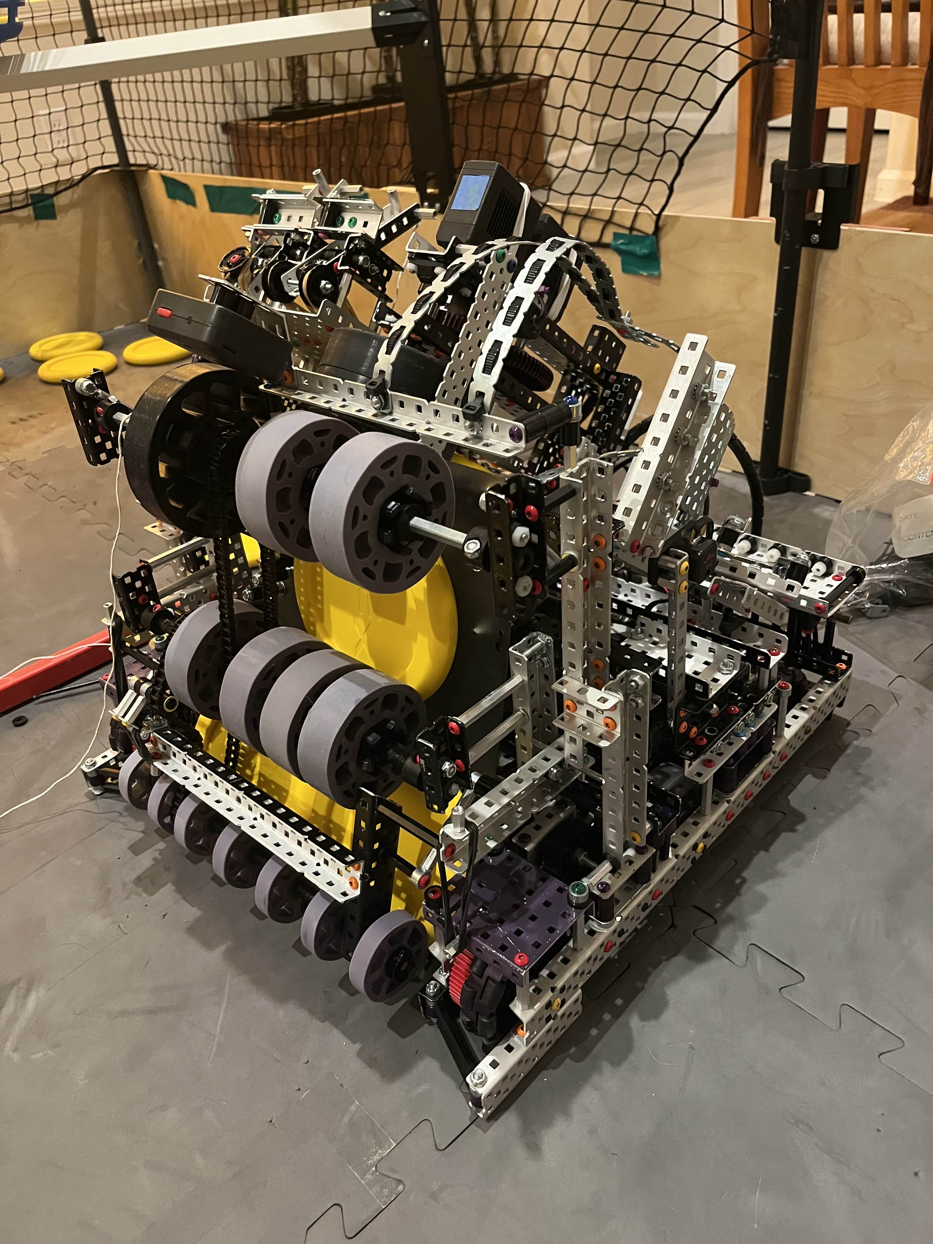 First robot we built as a private team. It was very overbuilt and inefficient