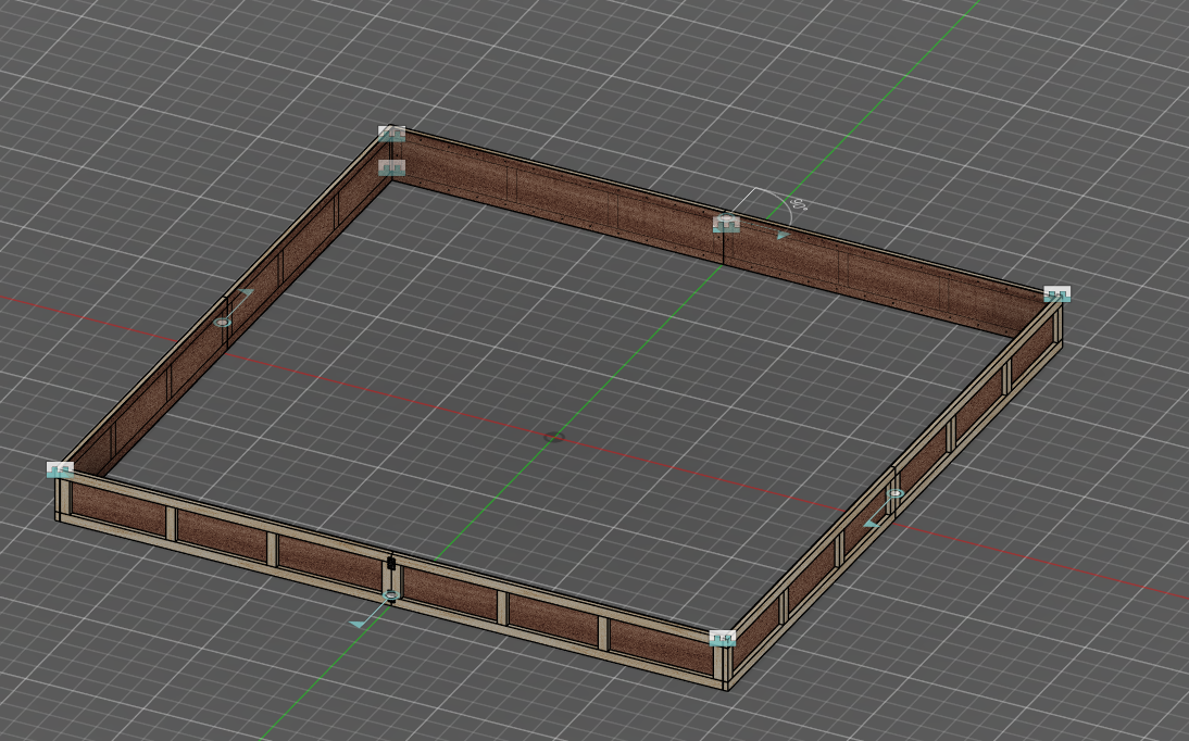 Low cost wooden arena for VEX robotics.